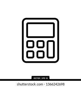 Calculator Icon Vector Illustration Logo Template