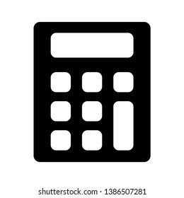Calculator Icon Vector Illustration Logo Template