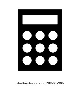 Calculator Icon Vector Illustration Logo Template