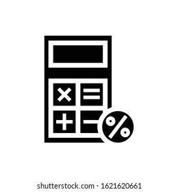 Calculator icon vector illustration logo template for many purpose. Isolated on white background.