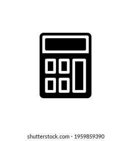 Calculator icon vector illustration logo template, good for any purpose. Isolated on white background.