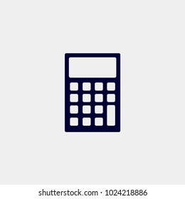 calculator icon vector illustration. math icon vector