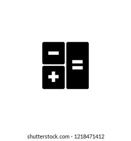 calculator icon. calculator vector illustration on white background for web and apps.