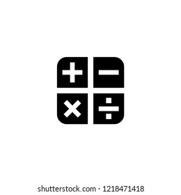 calculator icon. calculator vector illustration on white background for web and apps.
