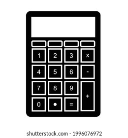 calculator icon vector illustration on white background