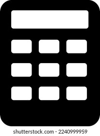 Icono de calculador ilustración vectorial en fondo blanco..eps
