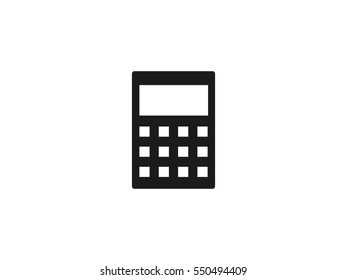 Calculator icon vector illustration on white background