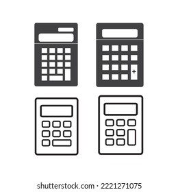 Calculator icon vector illustration simple design
