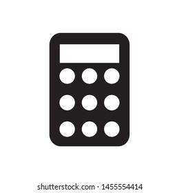 calculator icon vector illustration template