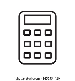 calculator icon vector illustration template