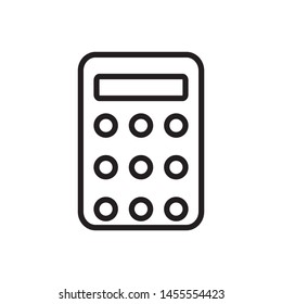 calculator icon vector illustration template