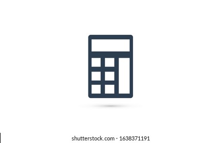 calculator icon, vector illustration. vector illustration. Web design icon