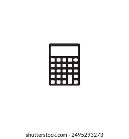 Taschenrechner Symbol Vektorgrafik Illustration Logo Design