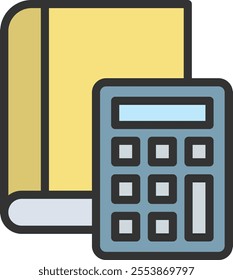 Calculator icon vector image. Suitable for mobile application web application and print media.