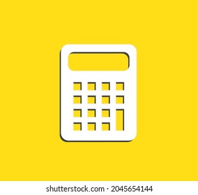 Calculator icon vector, isolated   EPS10