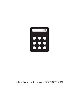 Calculator Icon Vector Isolated on White Background