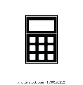 Calculator icon vector logo illustration
