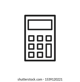 Calculator icon vector logo illustration
