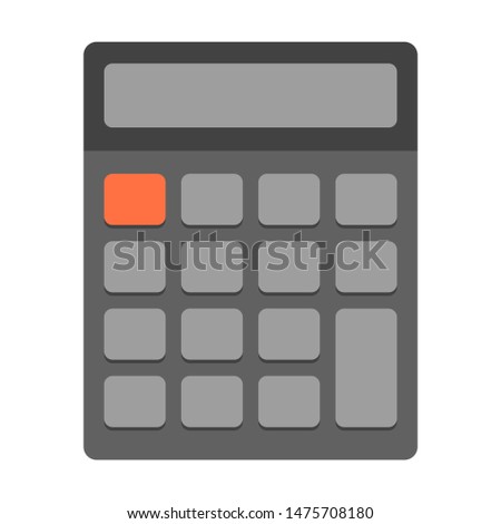 Calculator  icon vector Logo illustration and design.  A mathematics calculation accounting  system  element.  Can be used for web and mobile development suitable for infographic