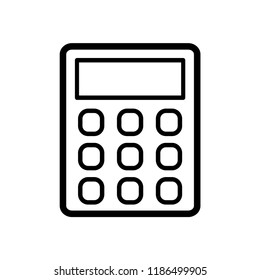 Calculator icon vector logo template