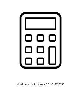 Calculator icon vector logo template