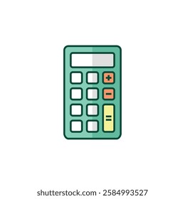 Calculator Icon Vector Logo Template