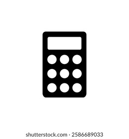 Calculator Icon Vector Logo Template