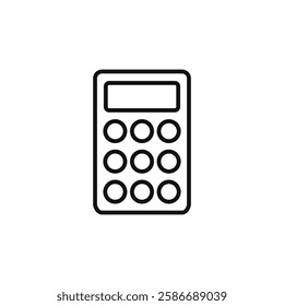 Calculator Icon Vector Logo Template