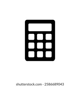 Calculator Icon Vector Logo Template