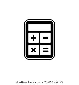 Calculator Icon Vector Logo Template