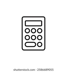 Calculator Icon Vector Logo Template