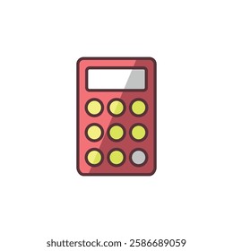 Calculator Icon Vector Logo Template