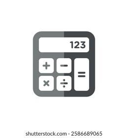 Calculator Icon Vector Logo Template