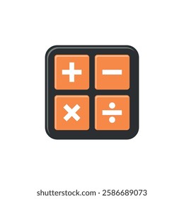 Calculator Icon Vector Logo Template