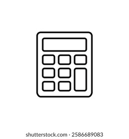 Calculator Icon Vector Logo Template