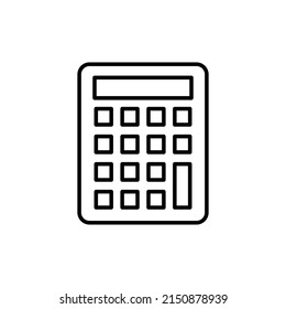 Calculator icon in vector. logotype