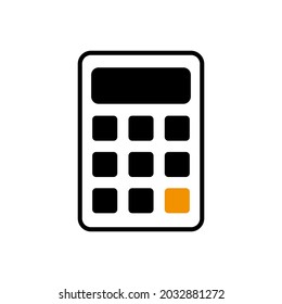 calculator icon vector. math, education