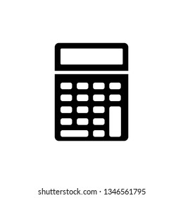 Calculator icon vector. Math icon. Element of education illustration, savings,  economy concept. Trendy flat style signs and symbols can be used for web, logo, mobile app, UI, UX.