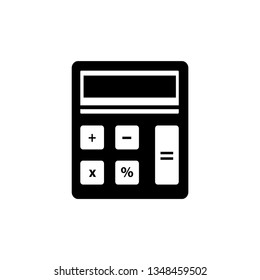 Calculator icon vector. Math icon. Element of education illustration, savings,  economy concept. Trendy flat style signs and symbols can be used for web, logo, mobile app, UI, UX.