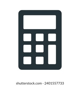 Calculator icon vector on trendy design