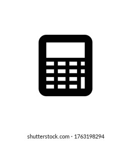 Calculator icon vector. Savings, finances sign isolated on white, economy concept, Trendy Flat style for graphic design, Web site, UI. EPS10