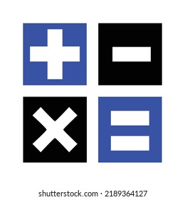 Calculator icon vector. Savings, finances sign isolated, economy concept