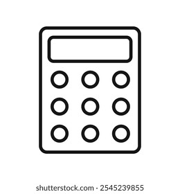 Calculator icon vector set collection for web