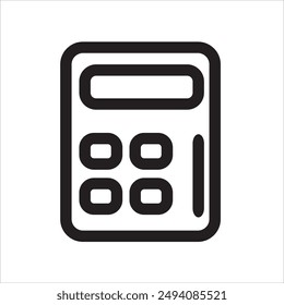 calculator icon  icon vector shape