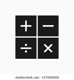 Calculator Icon - Vector, Sign and Symbol for Design, Presentation, Website or Apps Elements.