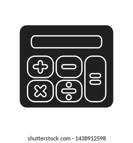 calculator icon vector simple design
