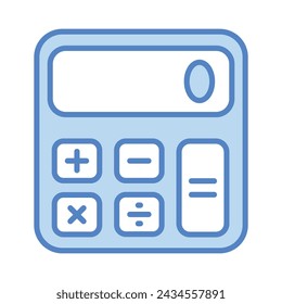 Calculator icon vector stock illustration.