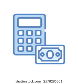 Calculator icon vector stock illustration