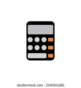 CALCULATOR icon vector, suitable use for symbol and element design to describe finance or calculating