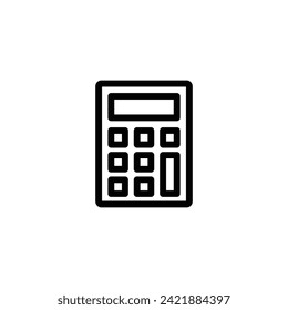 Calculator icon vector. Calculator symbol icon